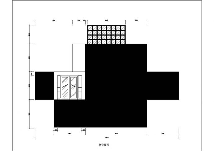 某城市经典小型别墅装修设计方案图纸_图1