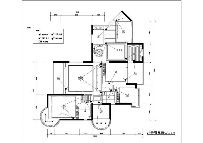 某四室两厅高档住宅装修设计图（全集）_图1