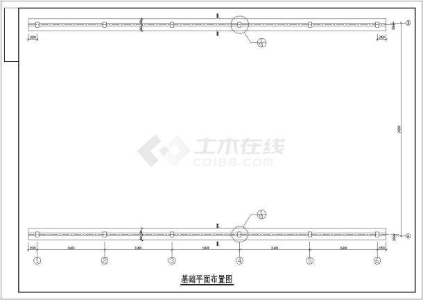 34米跨空间桁架操场结构施工图（7度抗震）-图二