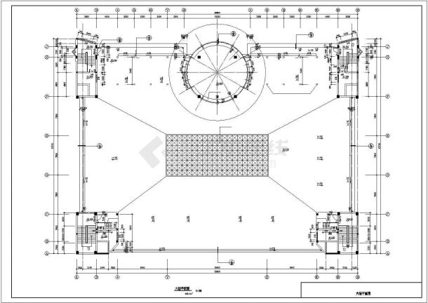 五层框架结构金州商贸城建筑施工图VIP-图二