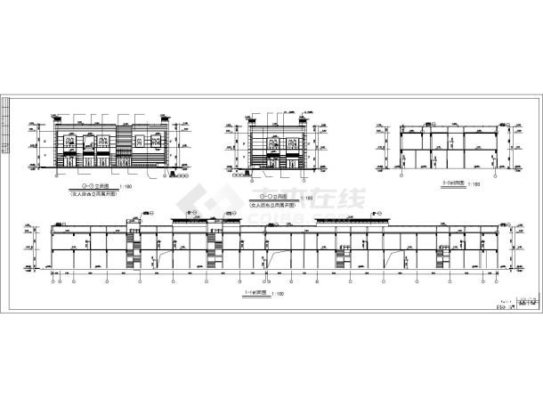 某4600㎡二层商业用房建筑方案图-图二