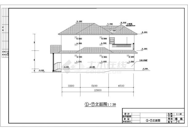 某地实用二层自建房屋建筑施工图（含结构）-图一