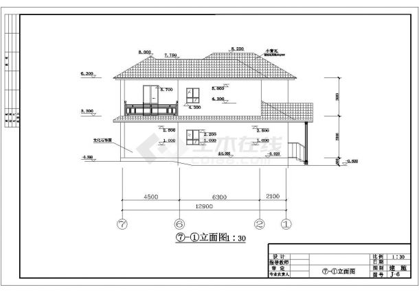 某地实用二层自建房屋建筑施工图（含结构）-图二