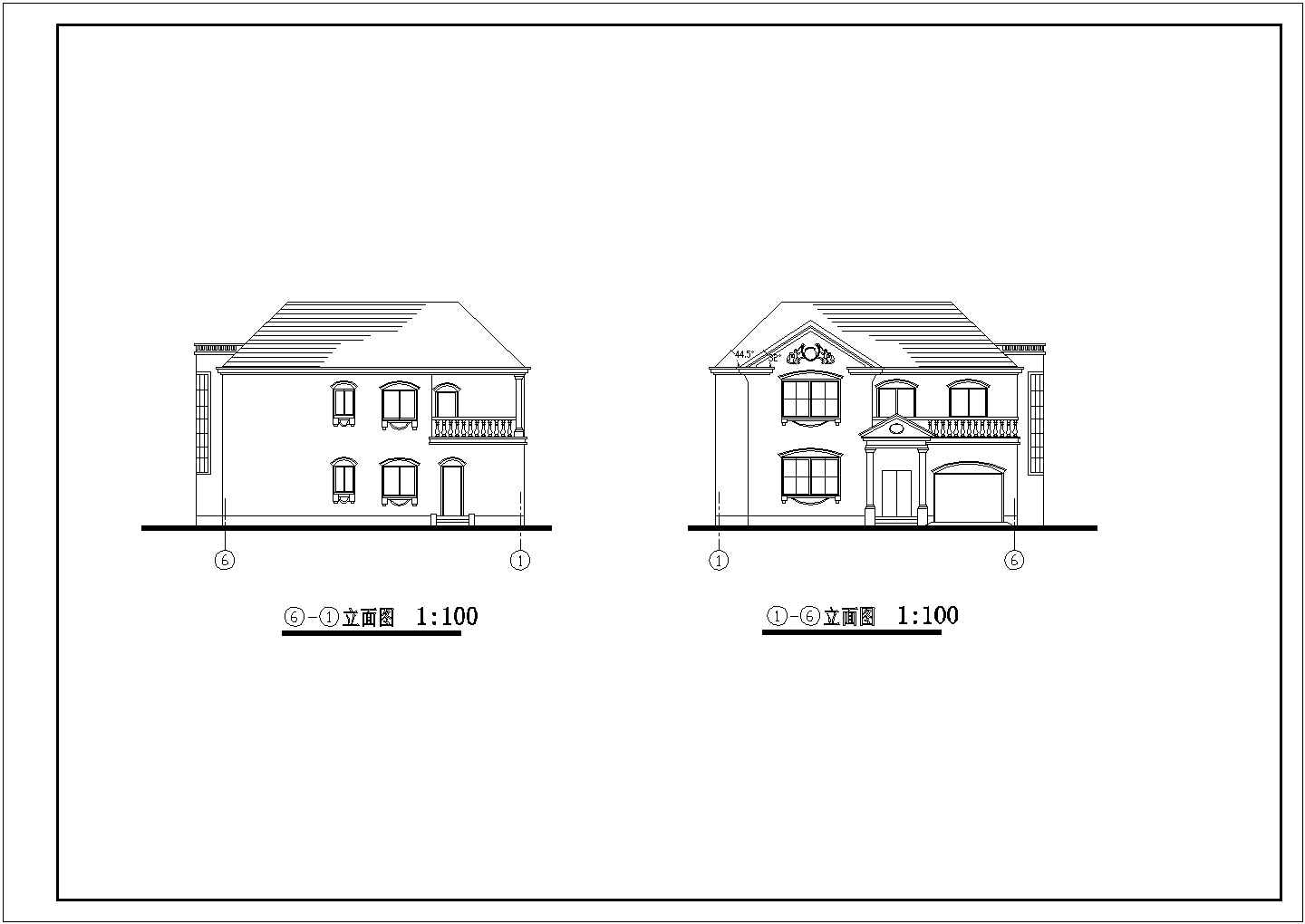 某地简洁实用二层农村房屋建筑设计图
