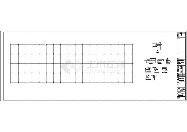 某精密制造基地二期钢结构厂房建筑图-图二