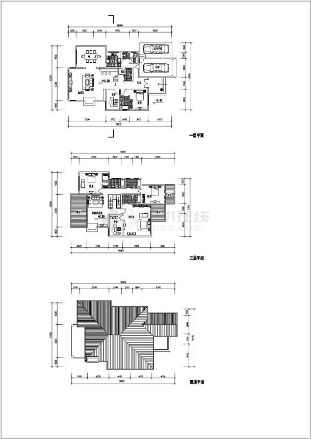 某地新颖适合农村二层房屋建筑设计方案图-图二