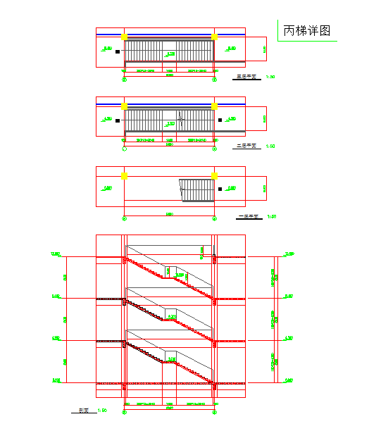 某校区小型岳堤超市建筑设计方案图纸_图1