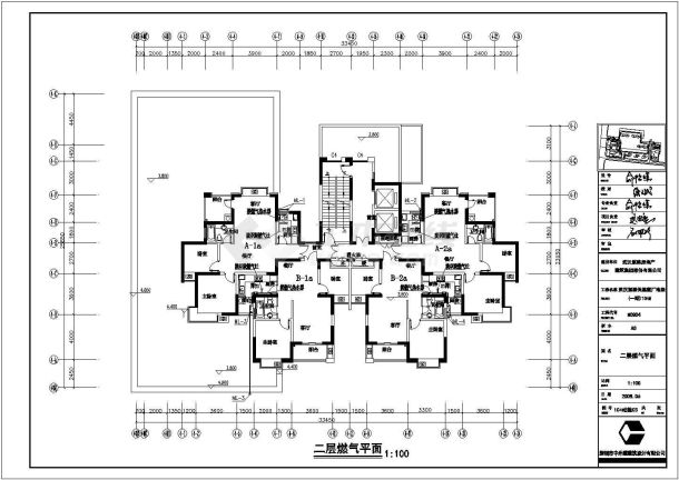 【武汉】某小区燃气工程施工图纸-图二