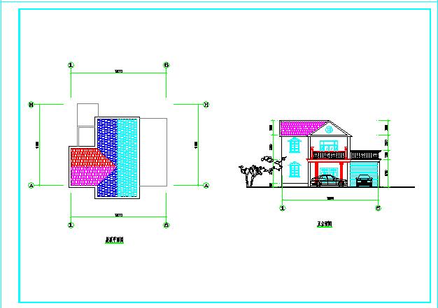 某地2套经济简单农村房屋建筑设计户型图