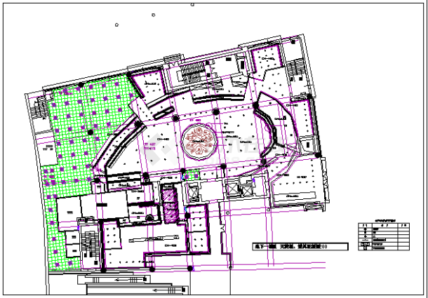 某地某中关村餐厅建筑设计施工图纸-图二