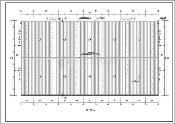 某2425平方单层戊类厂房建筑方案图-图二