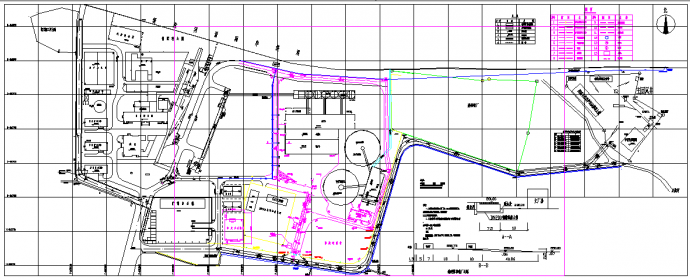 某地区大型厂区总平面规划图（含设计说明）_图1