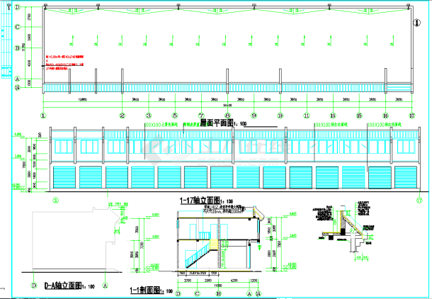 川西某地区小型民居建筑详细施工图-图二