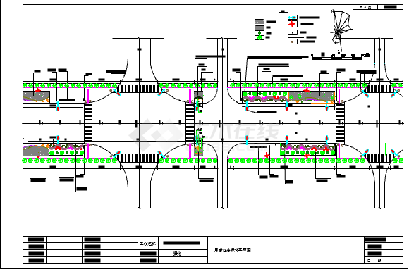 某地道路绿化施工图月岩西路绿化工程图-图二