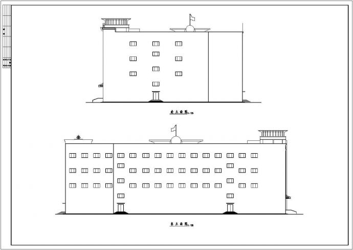 经典的一套商场全套建筑cad施工图（共11张）_图1