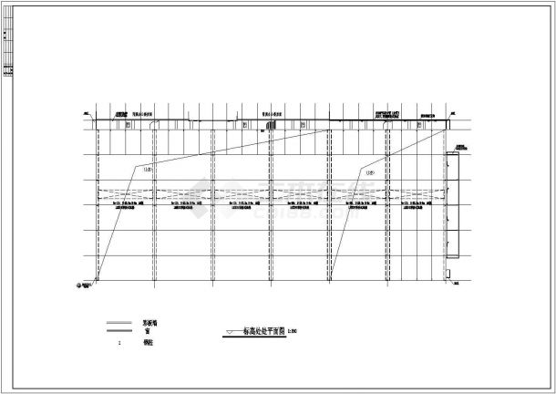 钢结构厂房建筑结构施工图（带吊车）-图一