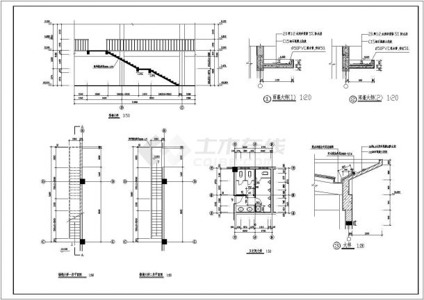 江南某地多层厂房建筑施工图（含设计说明）-图二