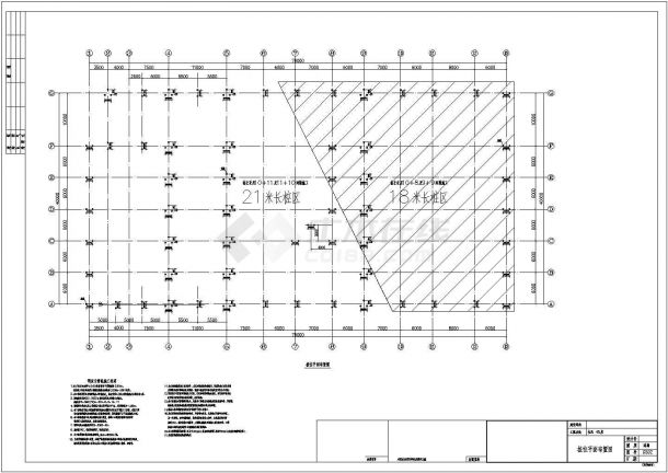 钢结构汽车4S店结构施工图（含建筑施工图）-图二