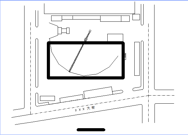 某地区大型超市建筑设计图纸（含设计说明）_图1