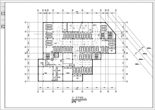 某批发市场报建扩初图cad（现代风格、框架结构）VIP-图二