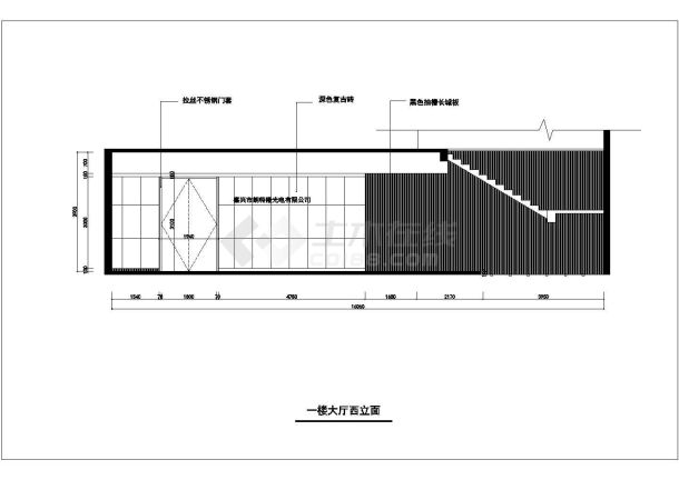 某地办公楼建筑设计施工图（全集）-图一