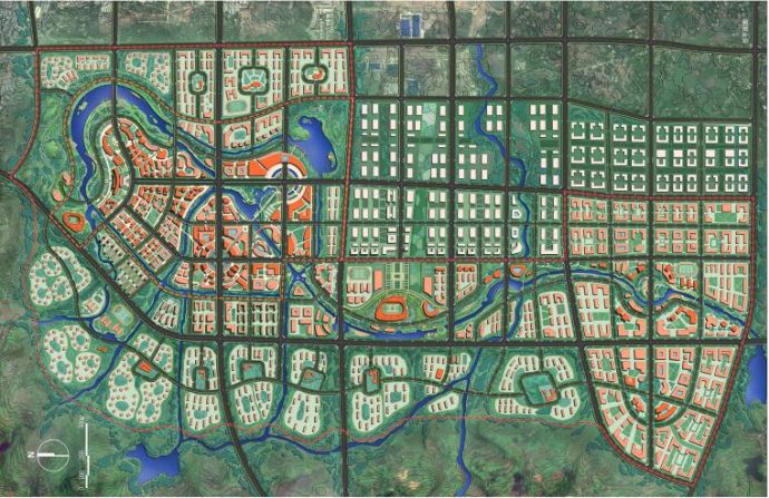 某地绿岛新区核心区城市设计及控规建筑方案设计文本（pdf格式）_图1