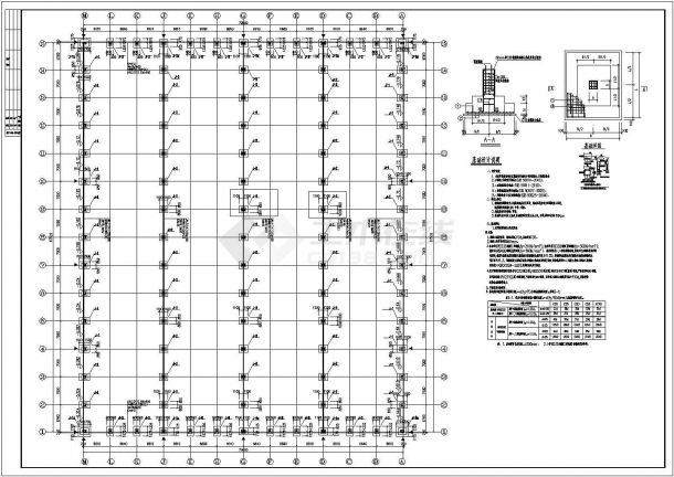 2×38米跨门式刚架厂房结构施工图（7度抗震）-图二