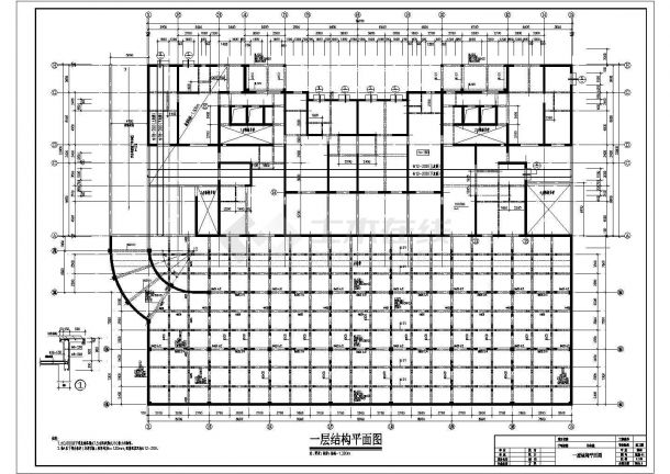 某29层剪力墙带地下室住宅楼结构施工图-图二