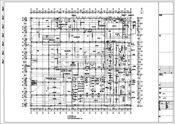 [上海]某16443.11平方米单层厂房建筑施工图-图二