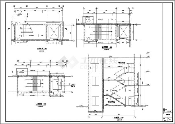 某9534.2㎡二层材料生产厂房建筑施工图-图二