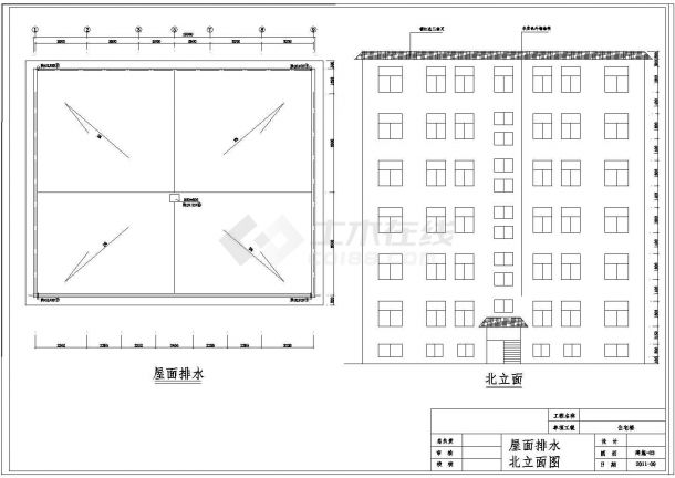 七层砖混结构住宅楼结构施工图（含建筑施工图）-图二