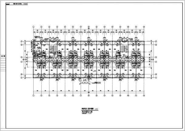 六层砌体结构宿舍楼结构施工图（含全套建筑）-图二