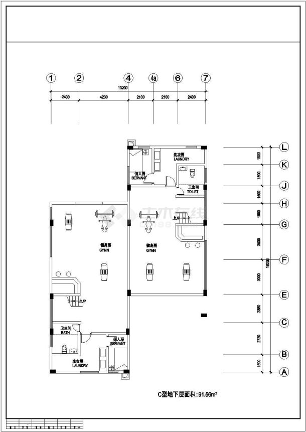 某地四层古典风格独栋别墅建筑设计图-图二