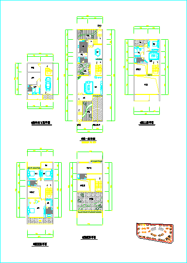 某地区东江明珠花园西区建筑设计图纸-图一