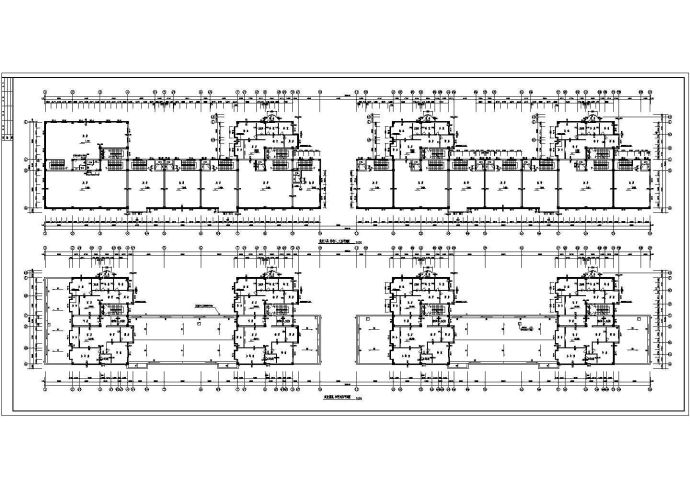 某8906.7平米六层框架住宅楼结构图纸_图1