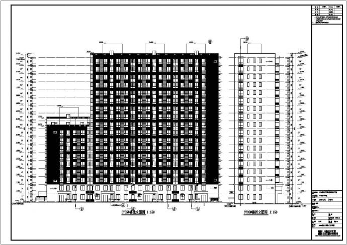 18层剪力墙结构住宅楼结构图（含建筑图）_图1
