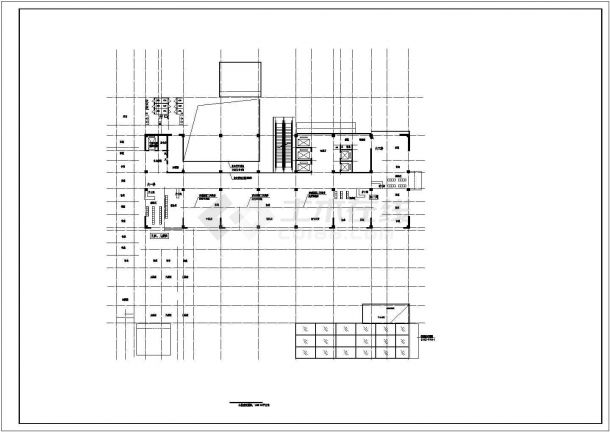 [甘肃]18层框架剪力墙结构门诊综合楼结构图（含建筑图）-图一