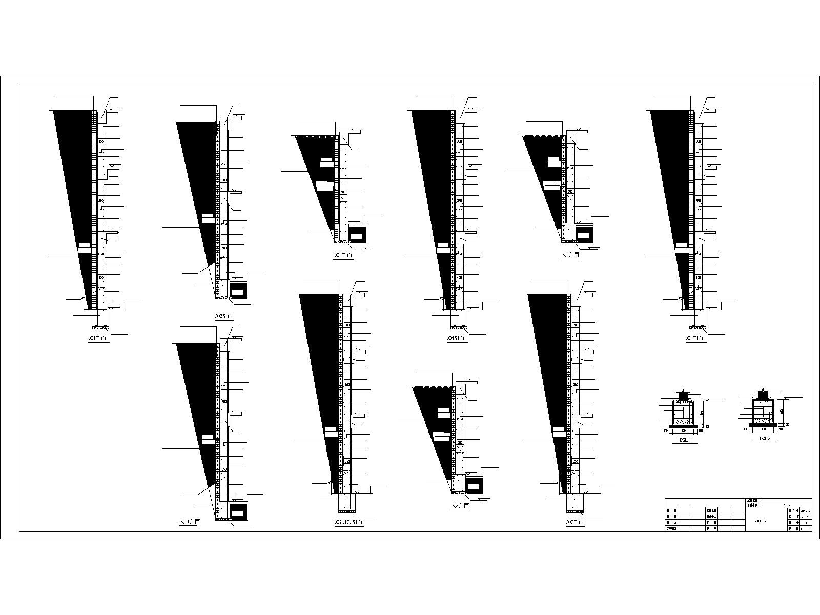 框架结构地下车库结构图（BZS空腹复合楼板）