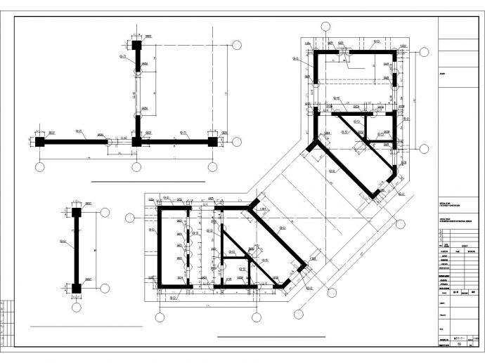 [郑州]35层框架剪力墙国际中心商务办公楼结构图（地下三层）_图1