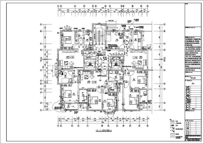 [山东]21层剪力墙结构住宅楼结构图（含建筑图）_图1