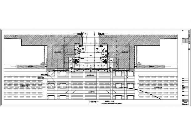 大型汽车客运站站房及站台雨棚结构设计招标图（含建筑图）-图一