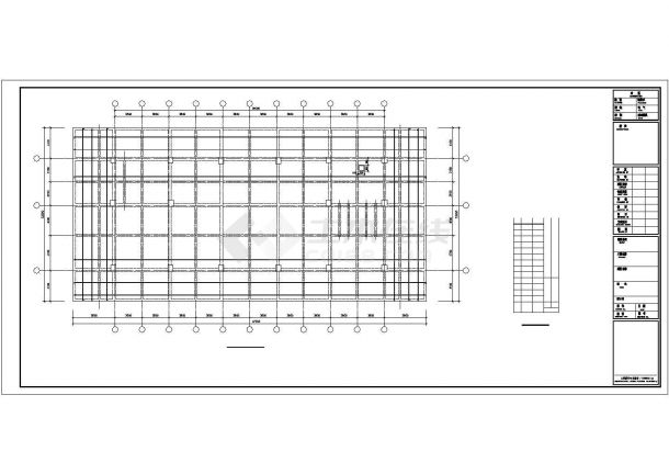 [湖北]12层框架剪力墙结构办公楼结构图（预制管桩基础）-图二