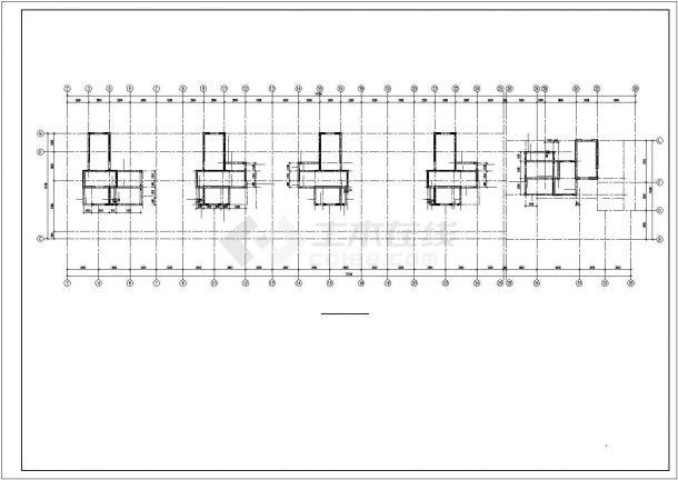 [哈尔滨]20层剪力墙结构住宅楼结构图（钻孔压灌超流态桩）-图二