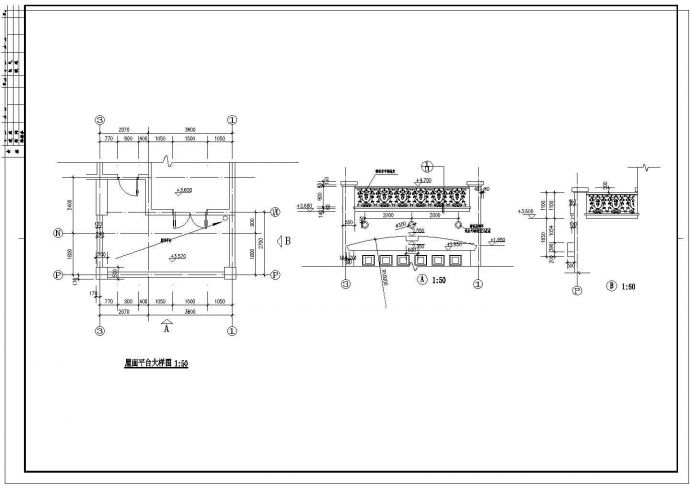 古典风格二层豪华自建别墅建筑设计图_图1
