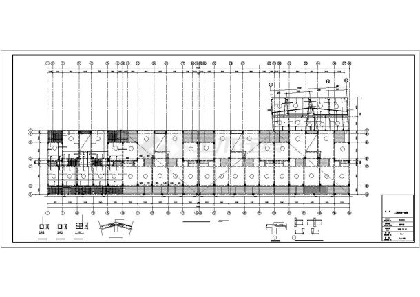 6层框架结构住宅结构设计施工图（共11张）-图二