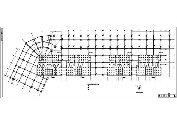 8度剪力墙住宅小区结构图（5栋、端承桩）_图1