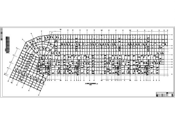 8度剪力墙住宅小区结构图（5栋、端承桩）-图二