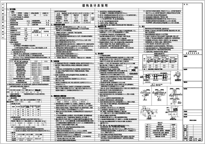 六层砌体结构条形基础住宅楼结构施工图_图1