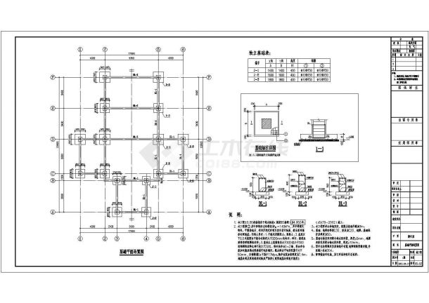 【海南]】独立基础钢框架婚礼堂结构施工图（8度抗震）-图二