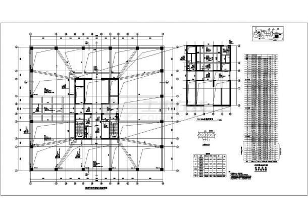49层框架剪力墙结构国际商贸中心结构施工图-图二